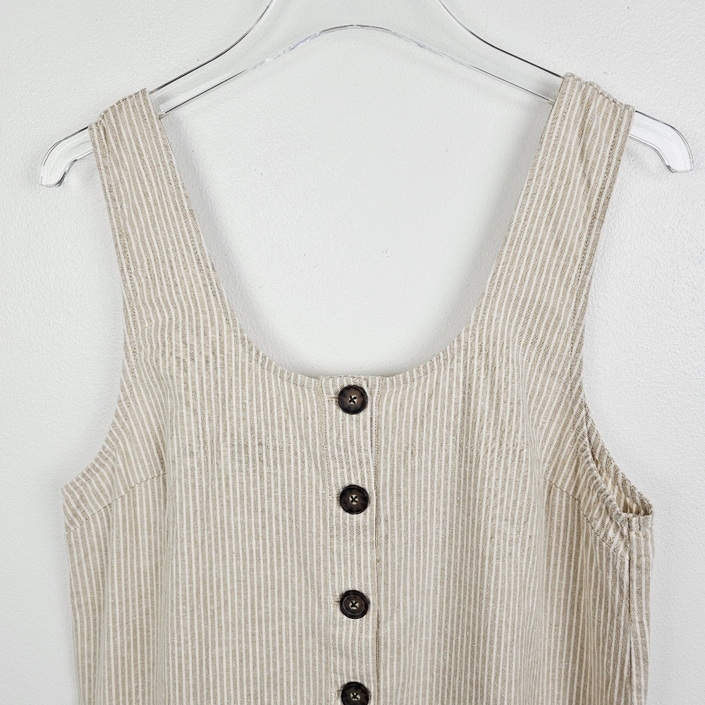 NWT Marine Layer Sydney Beach Jumpsuit in Natural Stripe - Picture 7 of 14